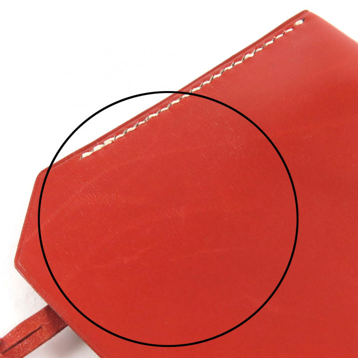 美品△HERMES エルメス ヴィンテージ レザー マルジェラ期 クロシェット ネックレス ブラウン □C刻印 フランス製 メンズ レディース