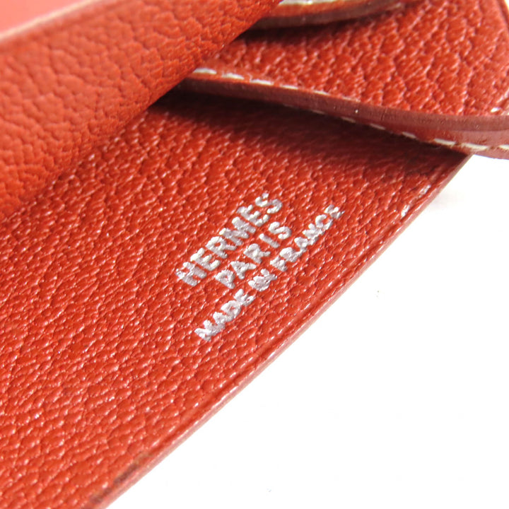 美品△HERMES エルメス ヴィンテージ レザー マルジェラ期 クロシェット ネックレス ブラウン □C刻印 フランス製 メンズ レディース
