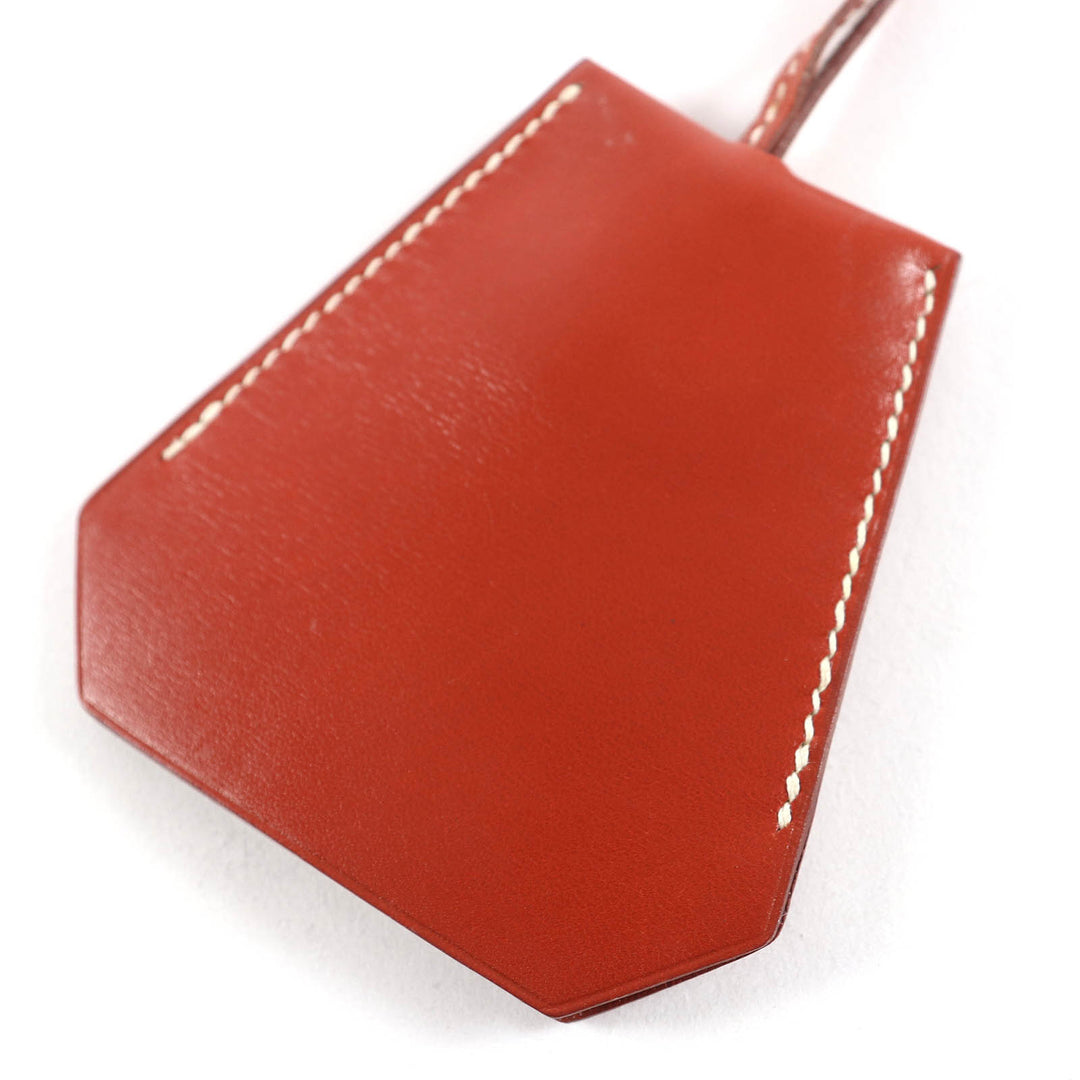 美品△HERMES エルメス ヴィンテージ レザー マルジェラ期 クロシェット ネックレス ブラウン □C刻印 フランス製 メンズ レディース