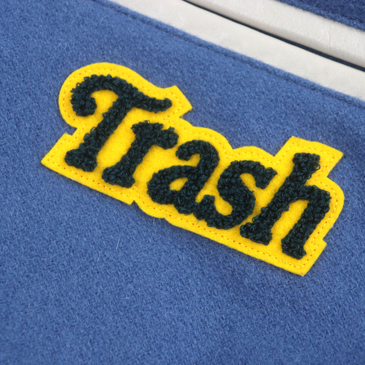 極美品▼HYSTERIC GLAMOUR ヒステリックグラマー 02243AB10 TURN THE MUSIC UP 刺繍 袖革 スタジアムジャケット スタジャン M 正規品