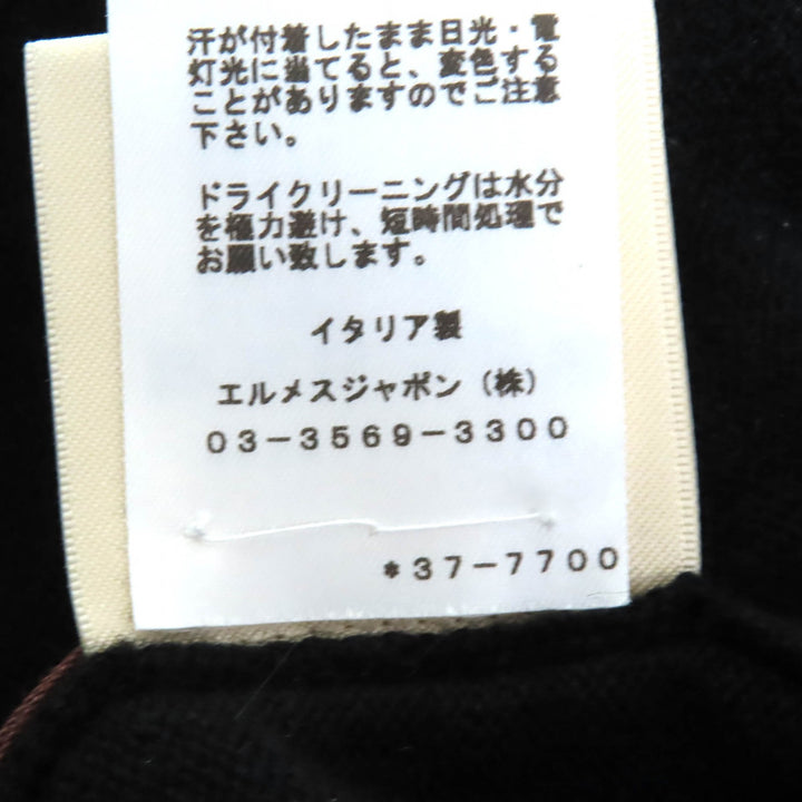 未使用品△HERMES エルメス 23AW 3H2502DD BRIDES de GALA ブリッド・ドゥ・ガラ 式典用馬勒 カシミヤ100％ ロング ニット ワンピース 34