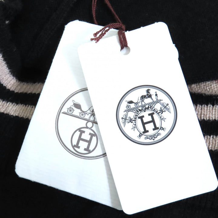 未使用品△HERMES エルメス 23AW 3H2502DD BRIDES de GALA ブリッド・ドゥ・ガラ 式典用馬勒 カシミヤ100％ ロング ニット ワンピース 34