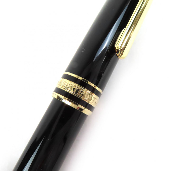 極美品△MONTBLANC モンブラン マイスターシュテュック クラシック Pix ツイスト ボールペン ブラック ゴールド 箱・ケース付 筆記確認済