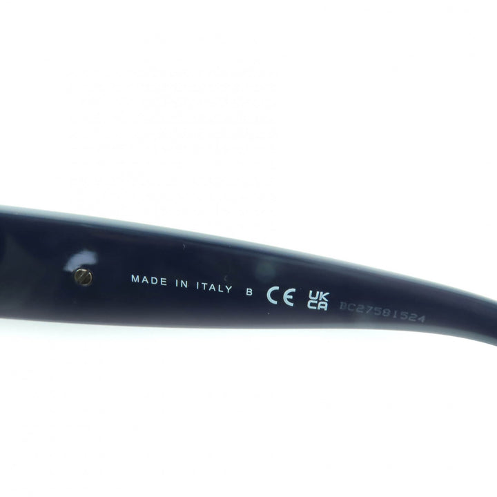 極美品★CHANEL シャネル 5478-A ココマーク フェイクパール カメリア ハート サングラス ネイビー 51□21 140 箱・保存袋・ケース付