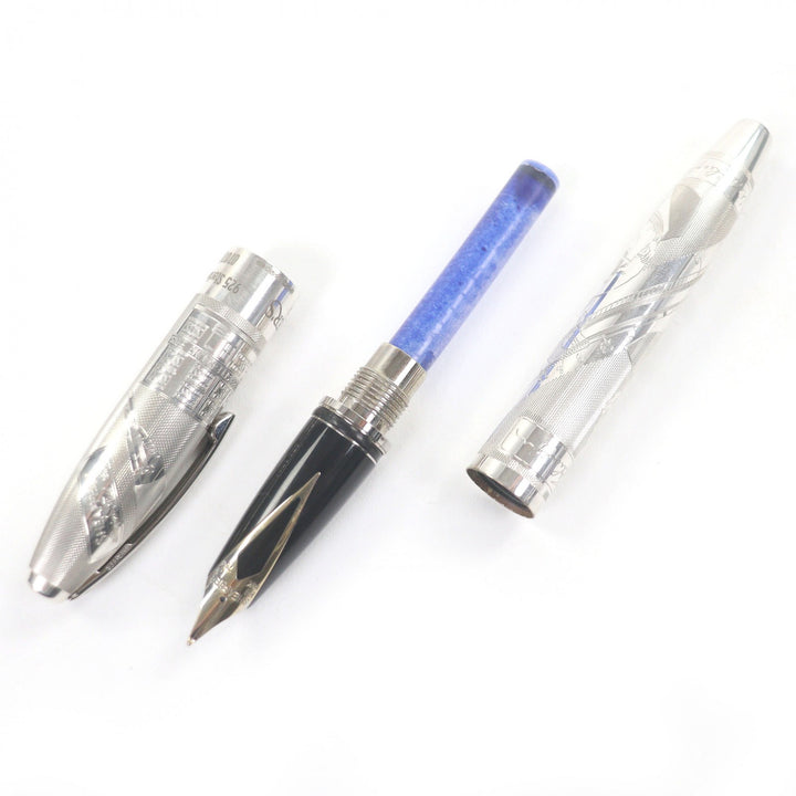 良品□SHEAFFER シェーファー ヴィンテージ レガシー ヘリテージ スペシャルエディション ヴィクトリア SV925 ペン先18K Mニブ 万年筆