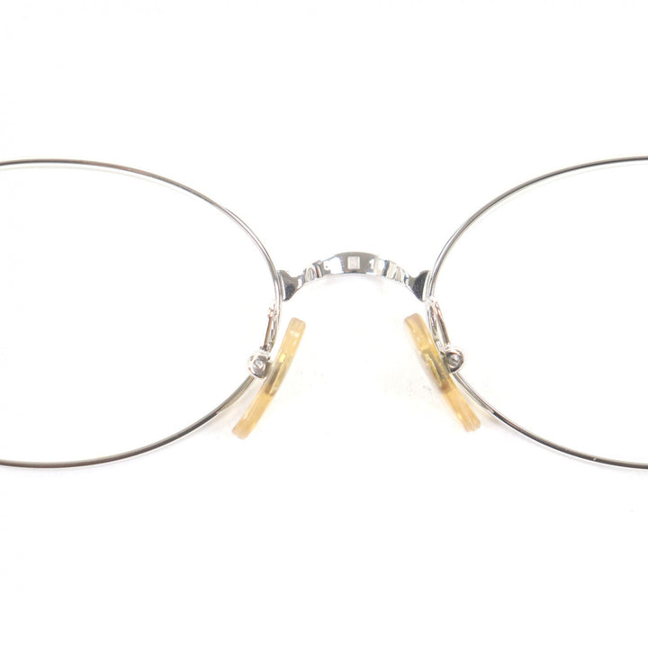 美品□Cartier カルティエ 135 トリニティ メガネ 眼鏡 アイウェア シルバー ブラック 51□19 度入り ケース付き フランス製 メンズ