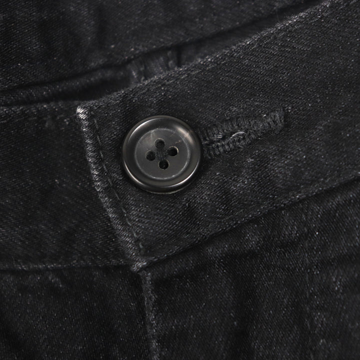 極美品▼Yohji Yamamoto POUR HOMME ヨウジヤマモトプールオム HJ-P93-026 12oz DENIM JEANS WITH SIDE FLAP DETAILS パンツ 2　正規品