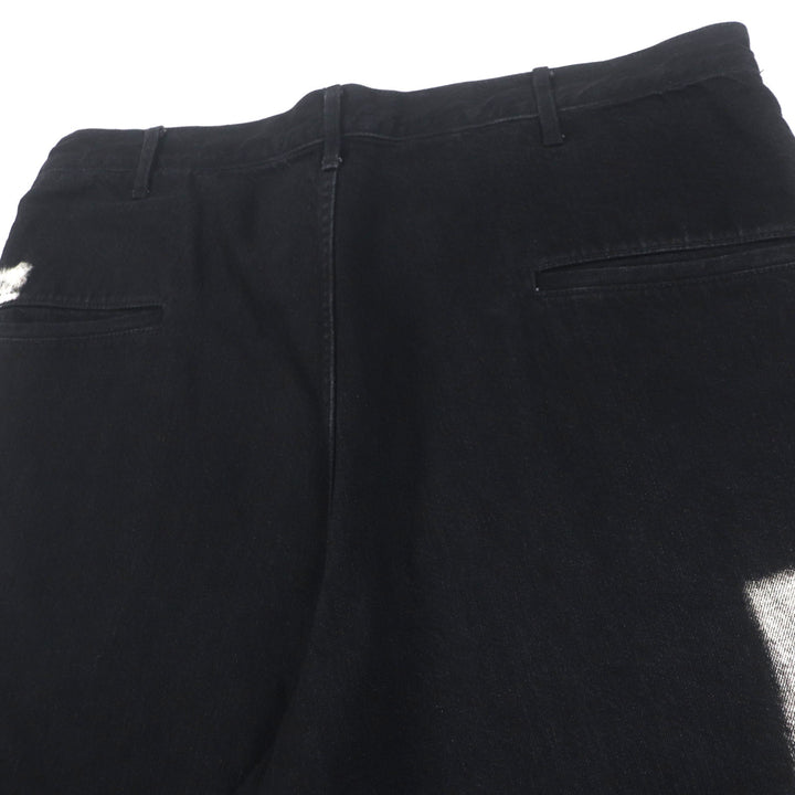極美品▼Yohji Yamamoto POUR HOMME ヨウジヤマモトプールオム HJ-P93-026 12oz DENIM JEANS WITH SIDE FLAP DETAILS パンツ 2　正規品