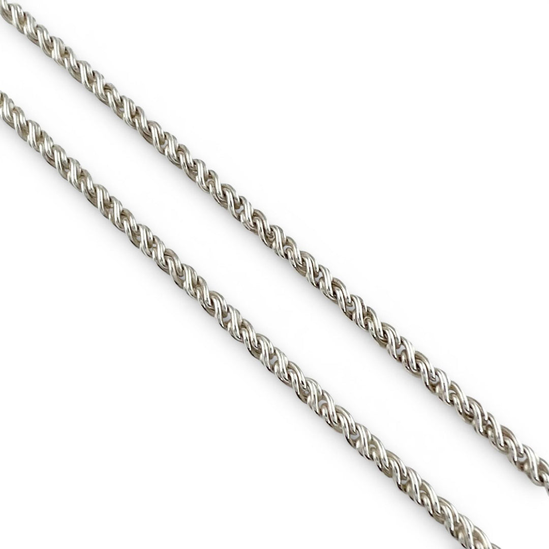 美品▲TIFFANY&amp;Co. ティファニー ヴィンテージ 925 750 ダブルハート パズル ネックレス シルバー ゴールド 伊製 重量22.9g レディース