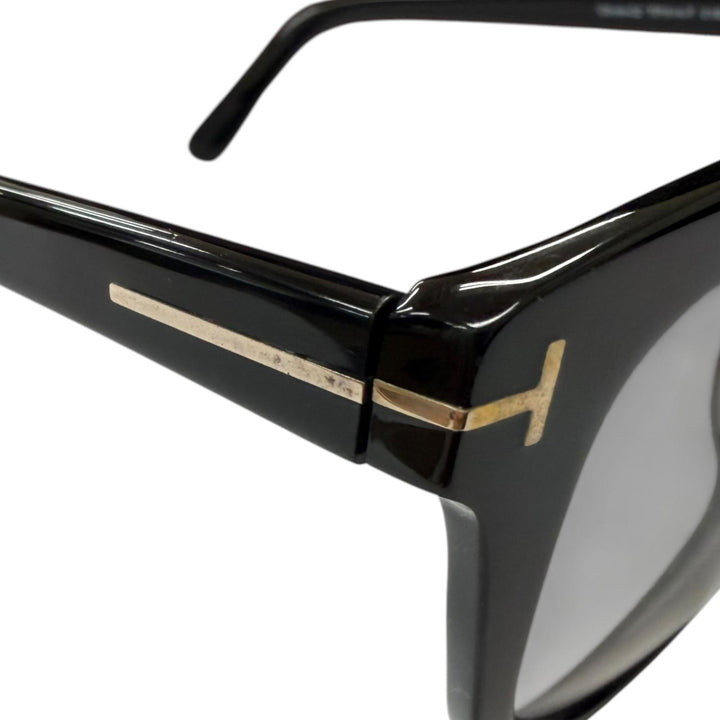 良品□TOM FORD トムフォード TF914-F Olivia-02 グラデーションレンズ サングラス ブラック 56□19-140 イタリア製 メンズ 箱付き