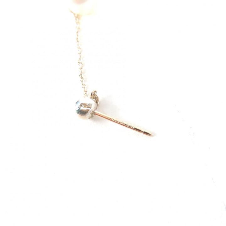 美品☆TIFFANY&amp;Co. ティファニー 925 フレッシュウォーターパール ジーグフェルド コレクション ドロップ ピアス シルバー 箱付 重量1.9g