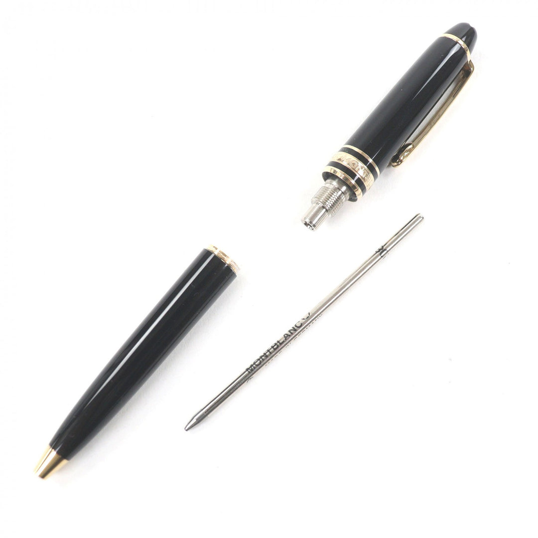 極美品□MONTBLANC モンブラン マイスターシュテュック モーツァルト ツイスト式 ボールペン ミニ ブラック ゴールド ドイツ製 メンズ