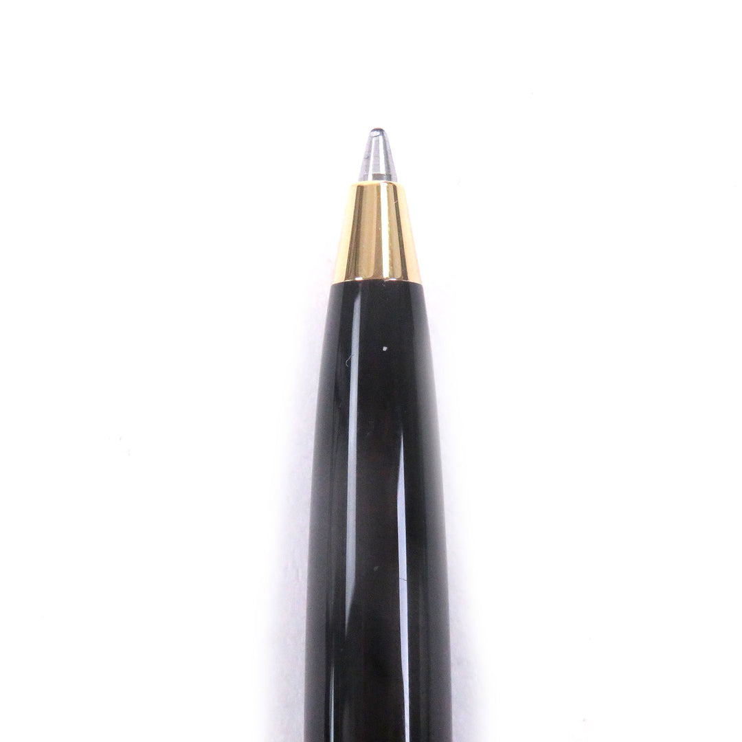 極美品□MONTBLANC モンブラン マイスターシュテュック モーツァルト ツイスト式 ボールペン ミニ ブラック ゴールド ドイツ製 メンズ