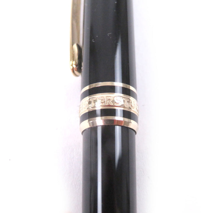 極美品□MONTBLANC モンブラン マイスターシュテュック モーツァルト ツイスト式 ボールペン ミニ ブラック ゴールド ドイツ製 メンズ