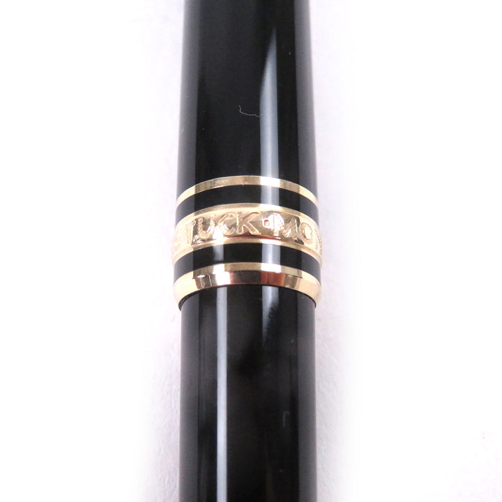 極美品□MONTBLANC モンブラン マイスターシュテュック モーツァルト ツイスト式 ボールペン ミニ ブラック ゴールド ドイツ製 メンズ