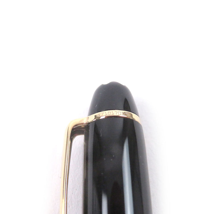 極美品□MONTBLANC モンブラン マイスターシュテュック モーツァルト ツイスト式 ボールペン ミニ ブラック ゴールド ドイツ製 メンズ