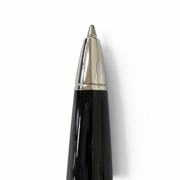 極美品□Cartier カルティエ ロードスター ドゥ カルティエ ブルージェムストーン ツイスト式 ボールペン ブラック フランス製 筆記OK