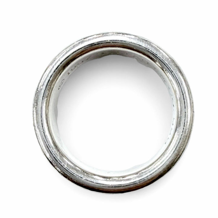 美品◇TIFFANY&amp;Co. ティファニー 1837 ナロー リング ミディアム 925 現行品 指輪 アクセサリー シルバー JP8号 重量6.9g レディース