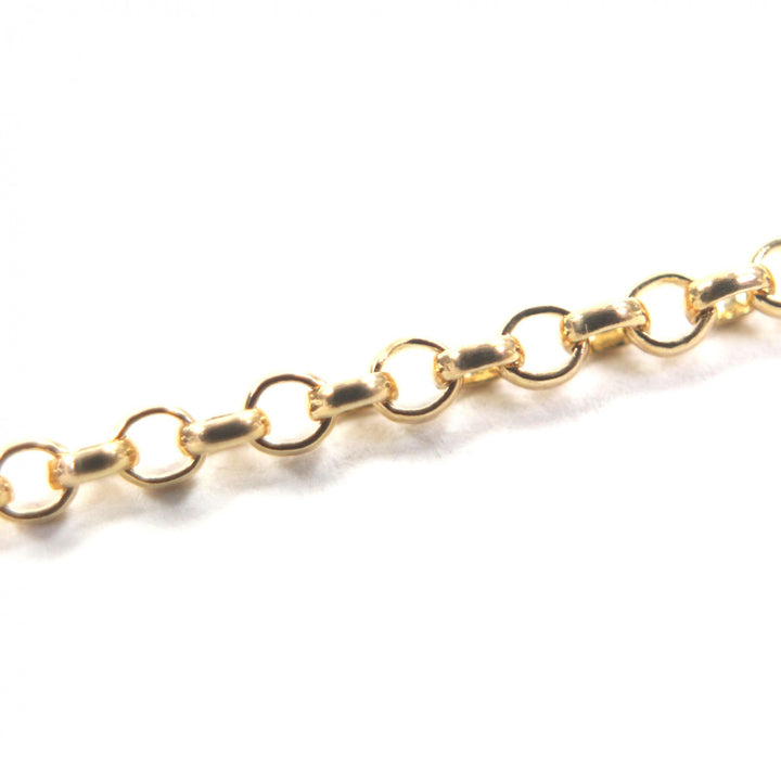 美品▼CHROME HEARTS クロムハーツ 22K NECKCHAIN R24 ロールチェーン ネックレス 24インチ ゴールド 重量10.4g メンズ レディース
