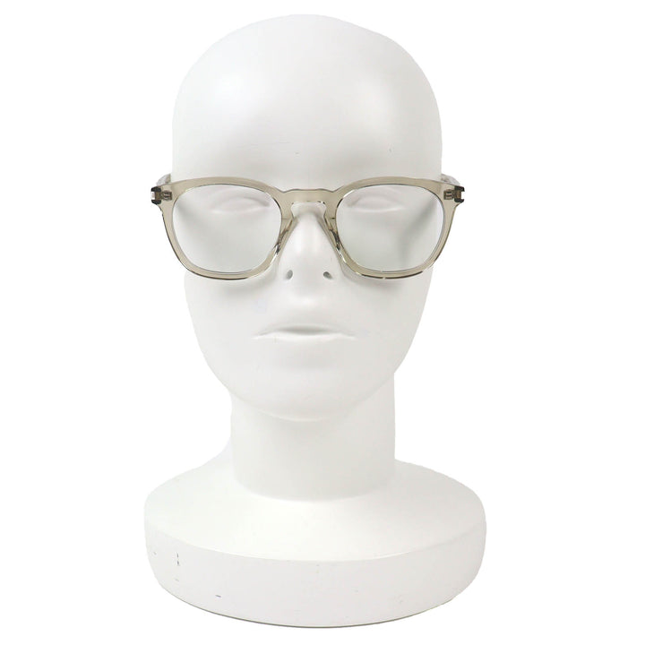 極美品△SAINT LAURENT PARIS サンローランパリ SL28 ウェリントン アイウェア メガネ 眼鏡 アイウェア クリア 49□23 140 度入り