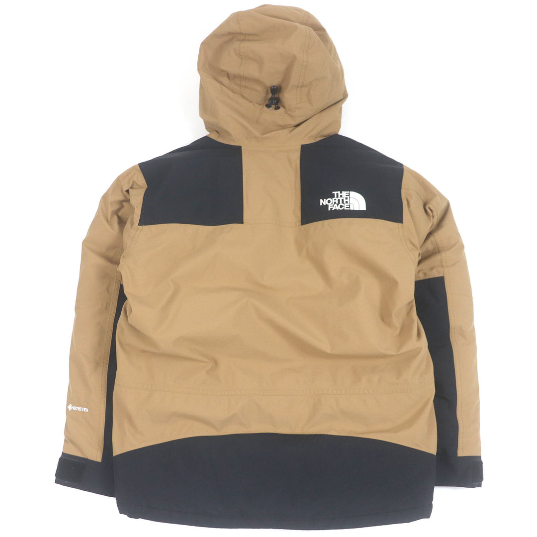 美品□THE NORTH FACE ザ・ノースフェイス ND19930 Mountain Down Jacket GORE-TEX ロゴ刺繍 フーデッド ダウンジャケット S 正規品