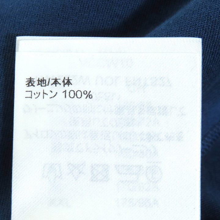 美品△LOUIS VUITTON ルイヴィトン 22AW コットン100％ LVレインボーパッチ チェーン付き クルーネック 半袖Ｔシャツ ネイビー S 正規品