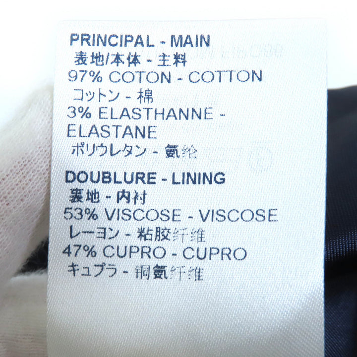 極美品△LOUIS VUITTON ルイヴィトン 20SS コットン ロゴボタン ワイド ショートパンツ カーゴパンツ ネイビー 42 イタリア製 正規品