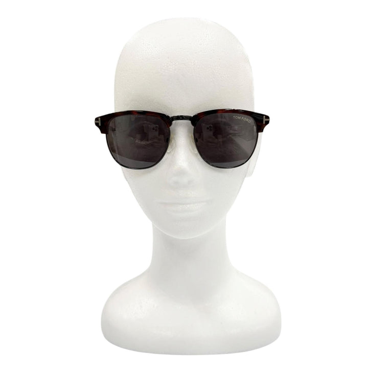 良品▼TOM FORD トムフォード TF248 52A Henry ベッコウ柄 サーモントブロー アイウェア サングラス ブラウン 51□20 145 デモレンズ