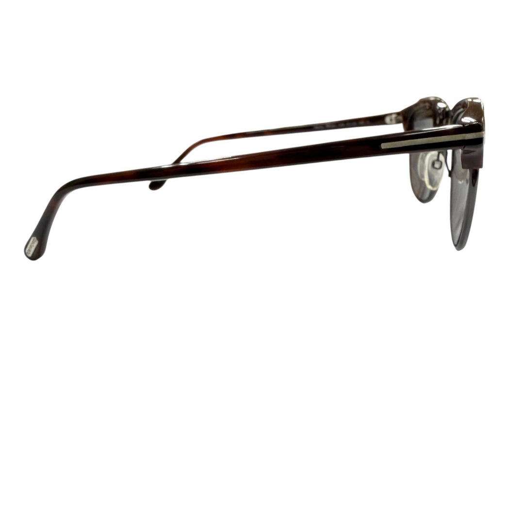 良品▼TOM FORD トムフォード TF248 52A Henry ベッコウ柄 サーモントブロー アイウェア サングラス ブラウン 51□20 145 デモレンズ
