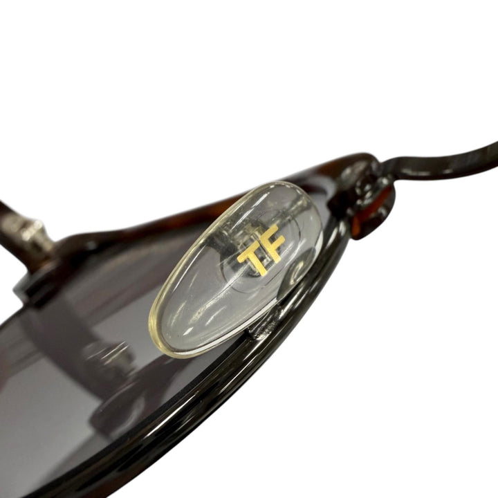 良品▼TOM FORD トムフォード TF248 52A Henry ベッコウ柄 サーモントブロー アイウェア サングラス ブラウン 51□20 145 デモレンズ