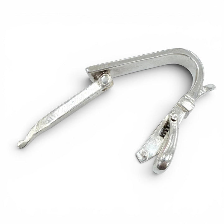 美品▲HERMES エルメス ヴィンテージ 1970年製 サンチュール SV800 ベルトモチーフ スカーフリング シルバー 重量5.0g レディース