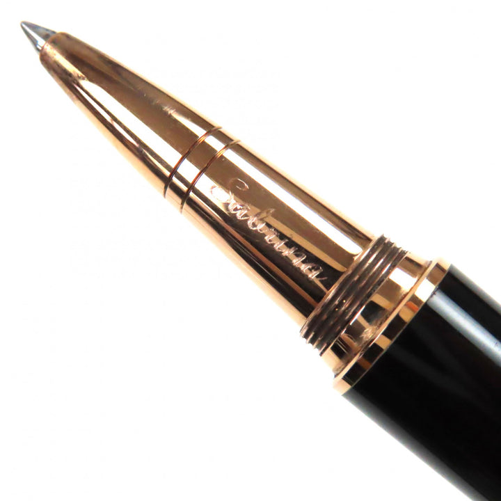良品▼MONTBLANC モンブラン イングリッド・バークマン ラ・ドンナ カラーストーン付き ホワイトスター ボールペン 白 黒 筆記確認済み