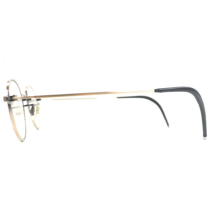 極美品▼E5 eyevan イーファイブ アイヴァン ｍ2-MBKAG/AG ボストン サングラス アンテークゴールド 47□22 156 ケース付 日本製 メンズ