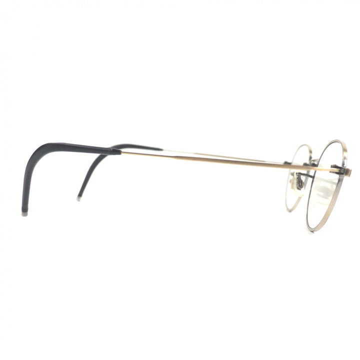 極美品▼E5 eyevan イーファイブ アイヴァン ｍ2-MBKAG/AG ボストン サングラス アンテークゴールド 47□22 156 ケース付 日本製 メンズ