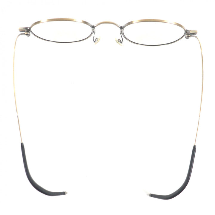 極美品▼E5 eyevan イーファイブ アイヴァン ｍ2-MBKAG/AG ボストン サングラス アンテークゴールド 47□22 156 ケース付 日本製 メンズ