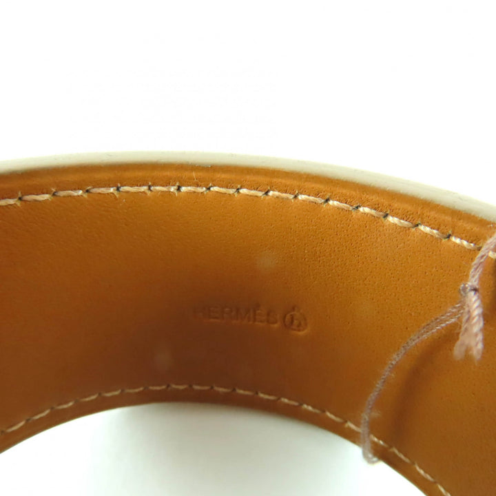 未使用品★HERMES エルメス シルク レザー マルチカラー プティアッシュ バングル アクセサリー 箱・保存袋付き レディース