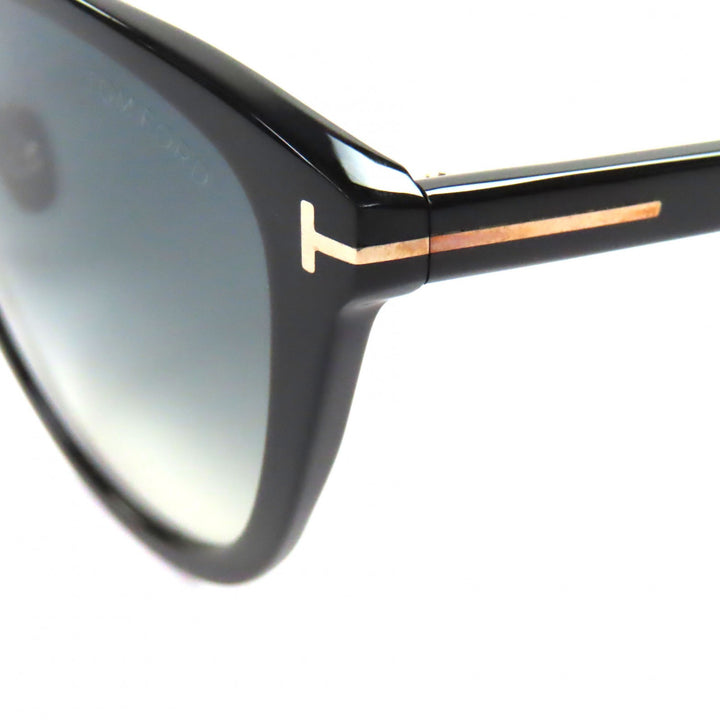 極美品▼TOM FORD トムフォード TF1055-K グラデーションレンズ キャットアイ サングラス ブラック 57□18 145 デモレンズ 箱・ケース付