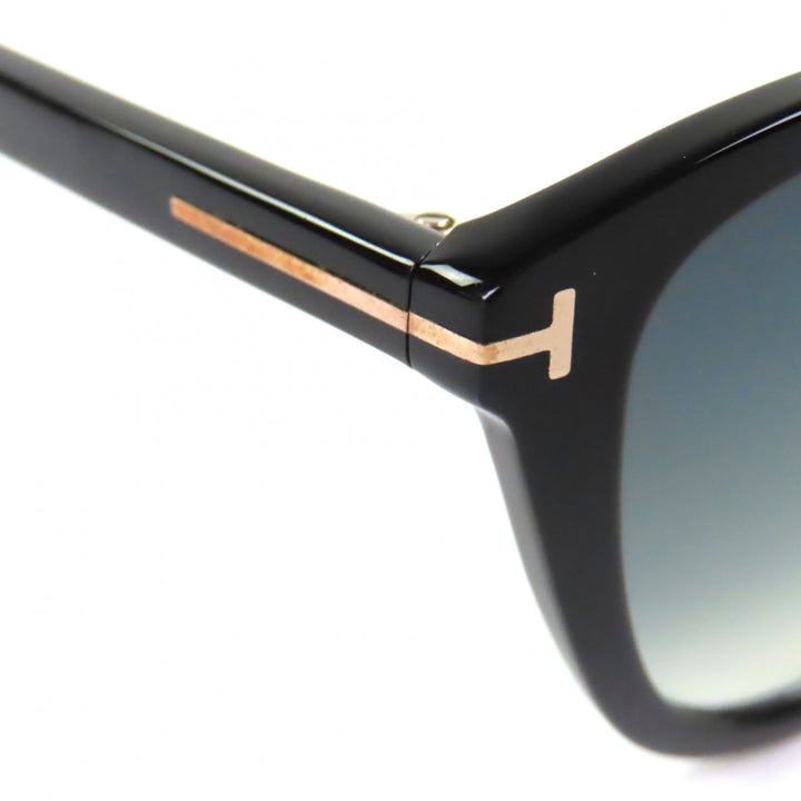 極美品▼TOM FORD トムフォード TF1055-K グラデーションレンズ キャットアイ サングラス ブラック 57□18 145 デモレンズ 箱・ケース付