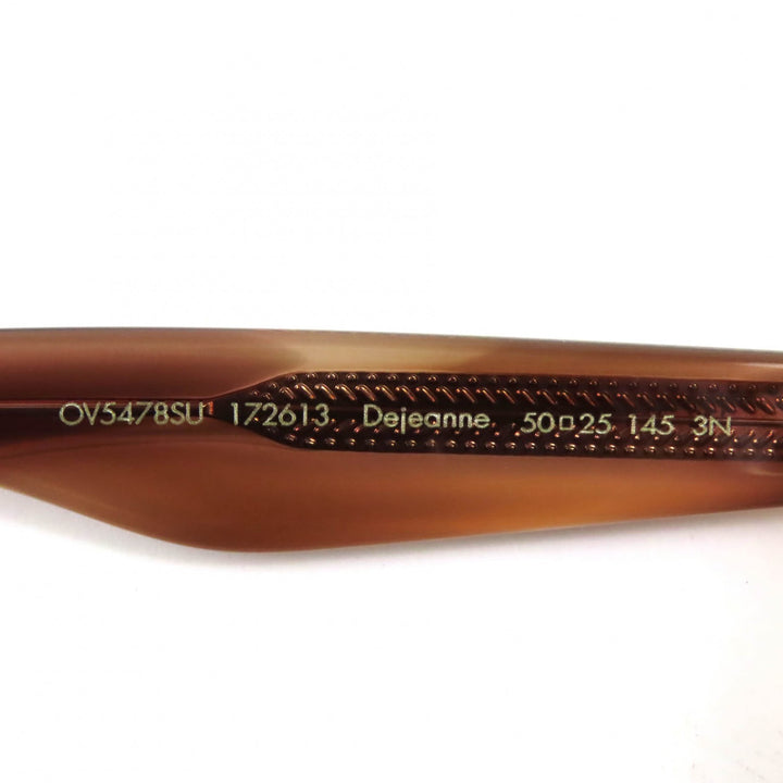 美品◇OLIVER PEOPLES オリバーピープルズ OV5478SU DEJEANNE ラウンドフレーム サングラス クリアブラウン 50□25 145 伊製 レディース