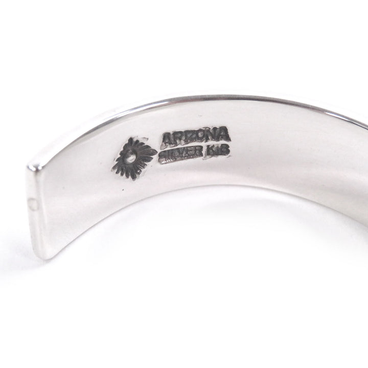 極美品□ARIZONA FREEDOM アリゾナフリーダム SV925 K18 太陽神 バングル ブレスレット シルバー ゴールド 日本製 総重量31g メンズ