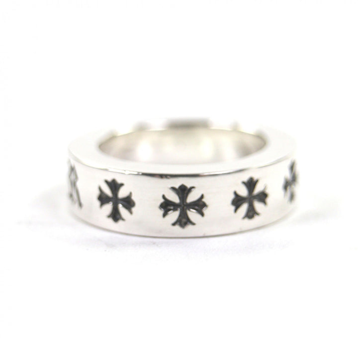 極美品▼CHROME HEARTS クロムハーツ SPACER FOREVER 6mm　スペーサー フォーエバー 6mm リング 925 日本サイズ8号相当 重量9.7g