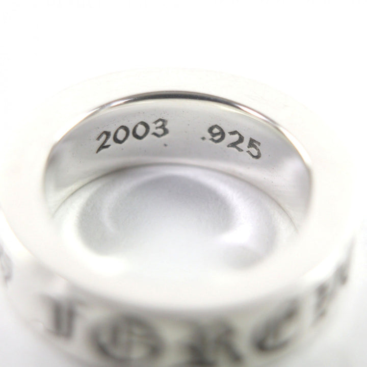 極美品▼CHROME HEARTS クロムハーツ SPACER FOREVER 6mm　スペーサー フォーエバー 6mm リング 925 日本サイズ8号相当 重量9.7g