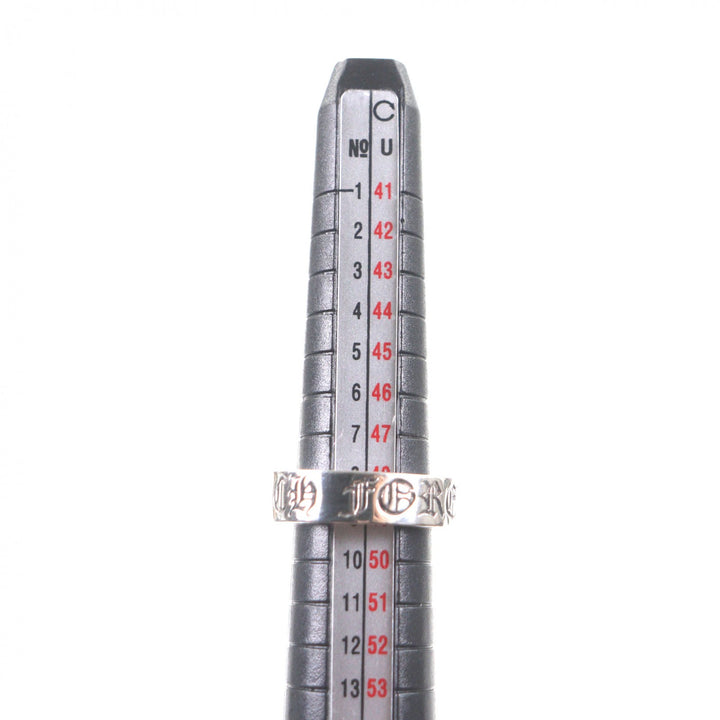 極美品▼CHROME HEARTS クロムハーツ SPACER FOREVER 6mm　スペーサー フォーエバー 6mm リング 925 日本サイズ8号相当 重量9.7g