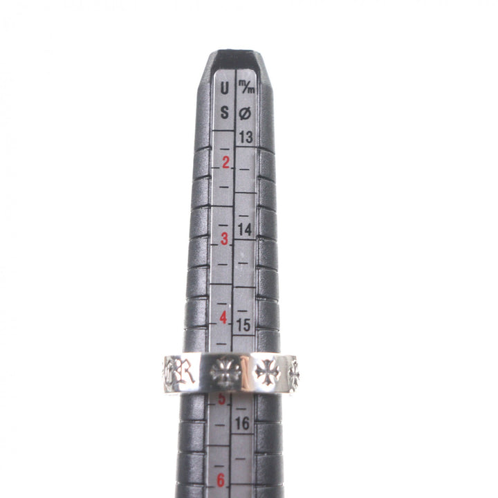 極美品▼CHROME HEARTS クロムハーツ SPACER FOREVER 6mm　スペーサー フォーエバー 6mm リング 925 日本サイズ8号相当 重量9.7g