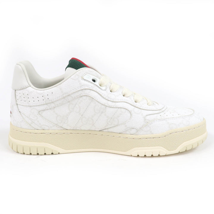 未使用品☆GUCCI グッチ 25SS 816818 GGスプリーム ウェブライン ローカットスニーカー ホワイト 36.5 箱・保袋付 イタリア製 レディース
