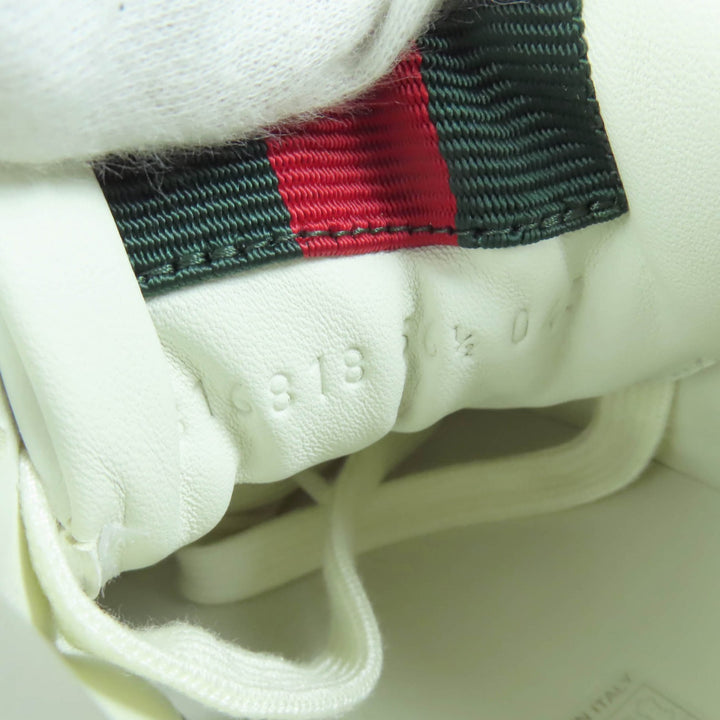 未使用品☆GUCCI グッチ 25SS 816818 GGスプリーム ウェブライン ローカットスニーカー ホワイト 36.5 箱・保袋付 イタリア製 レディース