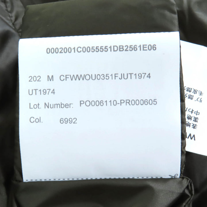 美品★WOOLRICH ウールリッチ WWOU0351 COCOON PARKA ラビットファー・フード付 比翼仕立て ダウンコート カーキ XS 正規品 レディース