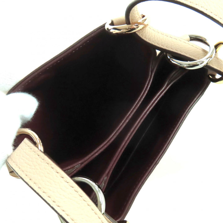 極美品★Cartier カルティエ L1002481 Trinity トリニティ 100周年記念 レザー ショルダーバッグ ピンク イタリア製 レディース