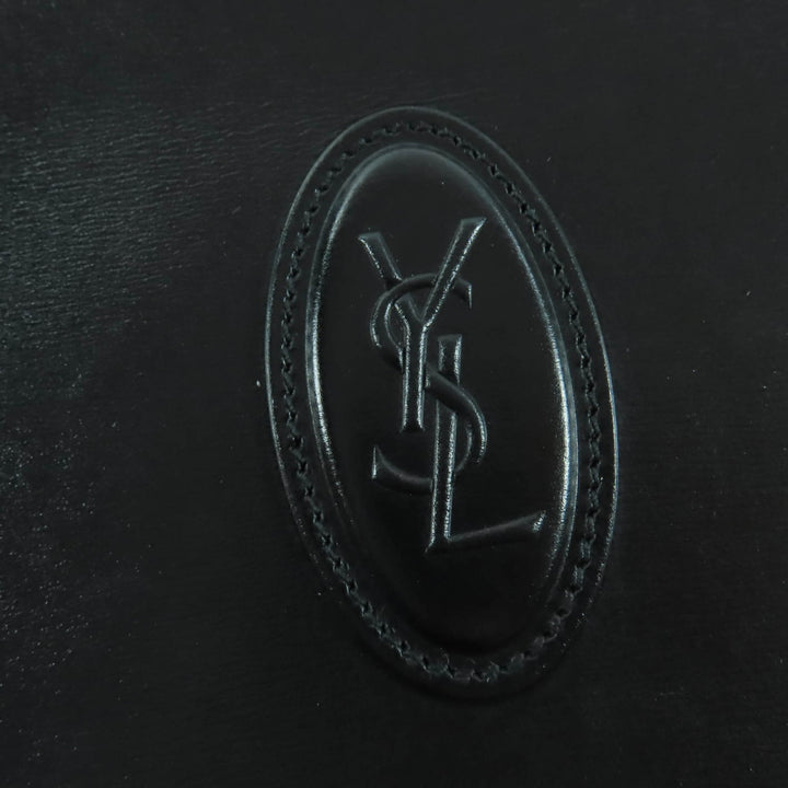 極美品☆SAINT LAURENT PARIS サンローランパリ 582673 YSLロゴ カメラバッグ レザー ショルダーバッグ ブラック イタリア製 レディース