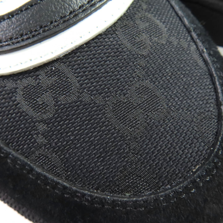 未使用品◇GUCCI グッチ 24AW 807057 リウェブ GGキャンバス シェリーライン スニーカー 黒 39.5 箱・保存袋付き レディース メンズ可◎